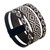 Woven Natural Fiber Cuff 'Community of Peace'