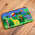 Cotton Applique Folk Art Cosmetic Bag 'Jungle Friends'