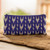 Blue Beaded Cosmetic Case 'Panabaj Blues'