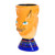 Handcrafted Yellow Ceramic Flower Pot 'Top Cat in Yellow'