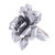Artisan Crafted Sterling Silver Flower Cocktail Ring 'Forever Rose'