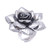 Artisan Crafted Sterling Silver Flower Cocktail Ring 'Forever Rose'