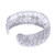 Unique Floral Sterling Silver Cuff Bracelet 'Precious Garland'