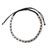 Hand Crafted Hill Tribe Silver Braided Bracelet 'Hill Tribe Midnight'