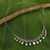 Collar Style Necklace with Cultured Pearls and Silver 'Magnificent Lace'