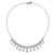 Collar Style Necklace with Cultured Pearls and Silver 'Magnificent Lace'