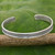Hand Made Sterling Silver Cuff Bracelet Cross Motif Thailand 'Sterling Freedom'