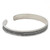 Hand Made Sterling Silver Cuff Bracelet Inscription Thailand 'Sterling Family'