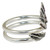 Hand Made Sterling Silver Wrap Ring Leaf from Thailand 'The Leaf'