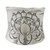 Sterling Silver Etched Lotus Wrap Ring from Thailand 'Lanna Lotus'