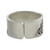 Sterling Silver Wrap Ring with Leaf Motif 'Silver Garden'