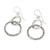 Linked Sterling Silver Dangle Earrings from Thailand 'Smith's Links'