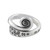 Handmade 925 Sterling Silver Flower and Eye Ring Thailand 'Silver Eye'
