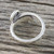 Handmade 925 Sterling Silver Flower and Eye Ring Thailand 'Silver Eye'