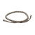 Taupe Cord and 950 Silver Beaded Bracelet from Thailand 'Endeavor in Taupe'