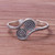 950 Silver Hill Tribe Spiral Cuff Bracelet from Thailand 'Silver Spirals'
