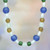 Handmade Recycled Glass Necklace 'Timeless'