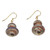 Multicolor African Eco Earrings 'Spin the Top'