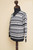 Grey and Ivory Men's Alpaca Sweater with a Zipper Turtleneck 'Huascaran Explorer'