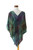 Handcrafted Cotton Blend Poncho 'Magical Forest'