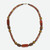 Agate and Bauxite Beaded Necklace with Recycled Materials 'If Not for God'