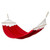 Red Cotton Hammock with Spreader Bars Single 'Ceara Red'