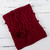 Red Alpaca Wool Hand Knitted Neck Warmer or Hat 'Stylish in Red'