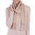 100 Alpaca Backstrap Loomed Scarf in Beige 'Timeless in Beige'