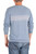 Men's Blue Cotton Sweater from Guatemala 'Sea Blues'