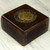 Hand Made Wood Box Aluminum Accent from Ghana 'Ghanaian Keepsake'