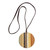 Circular Wood Pendant Necklace from Brazil 'Circle Traveler'