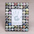 4x6 Recycled Paper Photo Frame with Circle Motifs from Bali 'Colorful Shrines'