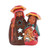 Painted Andean Ceramic Nativity Decorative Accent from Peru 'Cuzco Nativity'