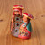 Painted Andean Ceramic Nativity Decorative Accent from Peru 'Cuzco Nativity'