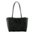 Handcrafted Black Recycled Plastic Tote from Guatemala 'Undeniable Beauty in Black'