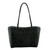 Handcrafted Black Recycled Plastic Tote from Guatemala 'Undeniable Beauty in Black'