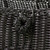 Handcrafted Black Recycled Plastic Tote from Guatemala 'Undeniable Beauty in Black'