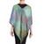 Asymmetric Hand Woven Rayon Poncho from Guatemala 'Nature's Charm'