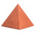 Artisan Crafted Gemstone Jasper Pyramid Sculpture 'Pyramid of Dreams'