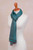 Baby Alpaca and Silk Blend Teal and Grey Reversible Scarf 'Options in Teal'