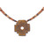 Chakana Cross Ceramic Beaded Pendant Necklace from Peru 'Sun Chakana'