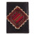 Dark Brown Leather Passport Cover with Incan Cross Design 'Inca Traveler'