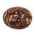 Hand Carved Andean Traditional Village Gourd Decorative Box 'Honoring Tradition'