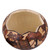 Hand Carved Andean Traditional Village Gourd Decorative Box 'Honoring Tradition'