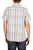 Men's Loom Woven Striped Cotton Shirt with Short Sleeves 'Noble Lines'