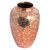 Handcrafted Floral Copper and Silver Vase from Mexico 'Shining Glory'