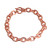 Handcrafted Copper Cable Chain Bracelet from Mexico 'Bright Attachment'