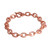 Handcrafted Copper Cable Chain Bracelet from Mexico 'Bright Attachment'
