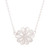 Handcrafted Sterling Silver Filigree Flower Pendant Necklace 'Exquisite Blossom'