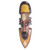 Regal Handcrafted African Sese Wood Mask from Ghana 'Noble King'